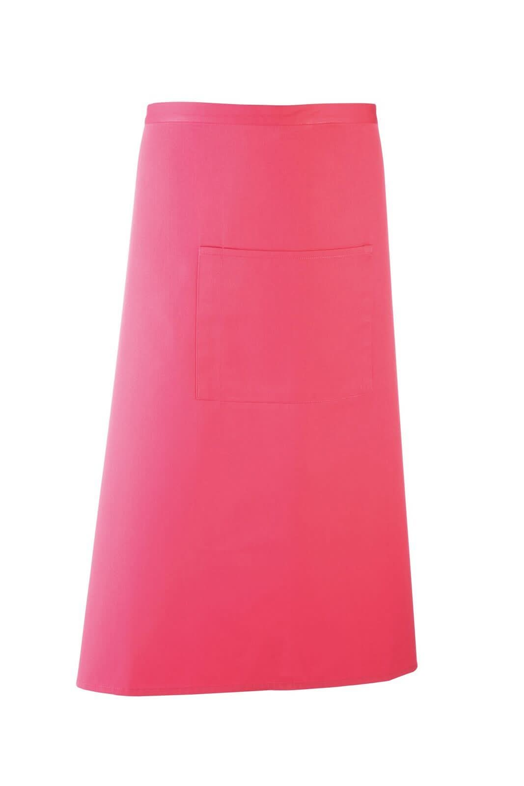 PR158: Colours Bar Apron Aprons Premier Fuschia Regular