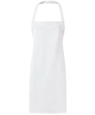 PR165: Essential bib apron Aprons Premier White Regular