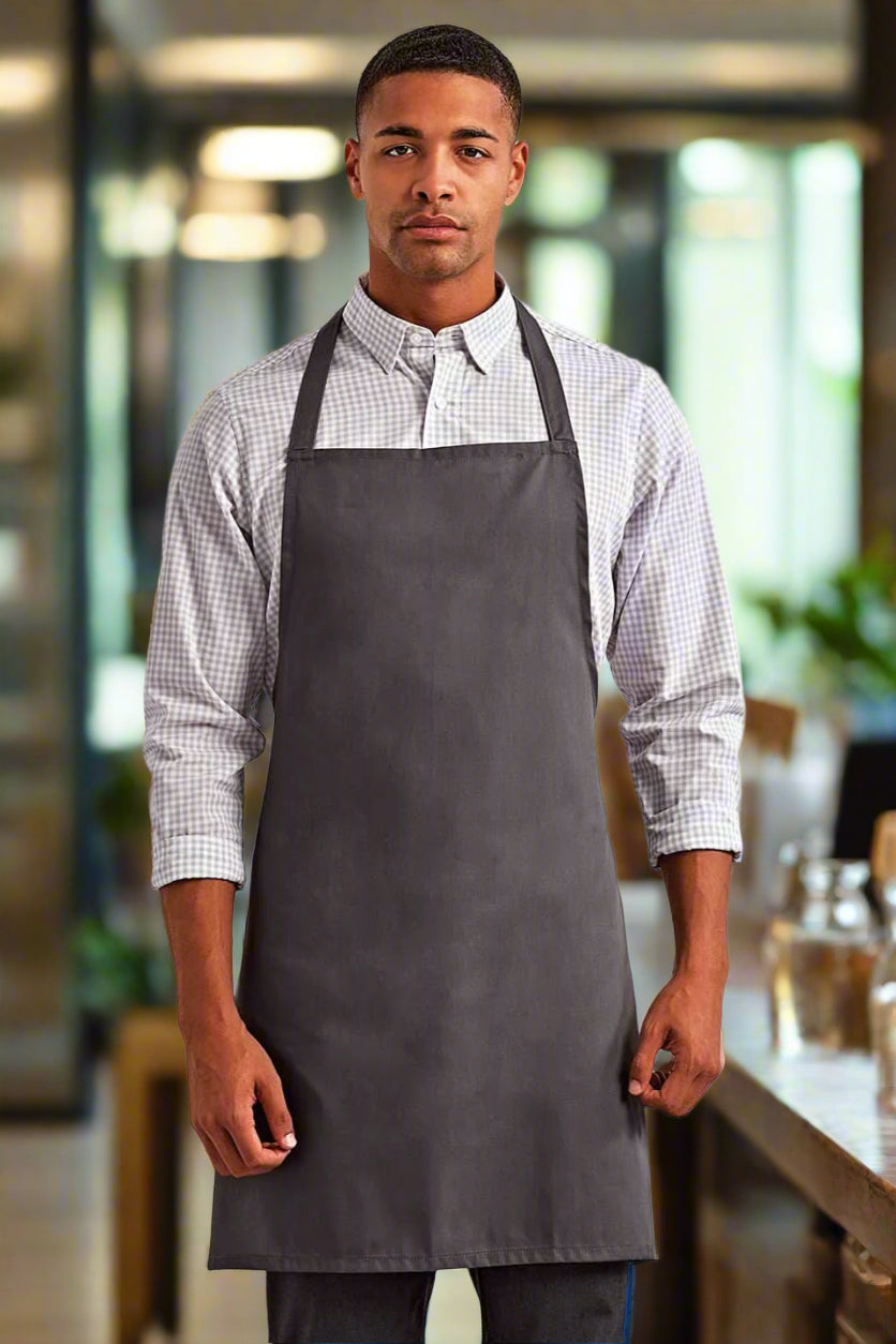 PR165: Essential bib apron Aprons Premier