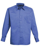 PR200: Mens Long Sleeve Poplin Shirt Mens Long Sleeve Shirts Premier