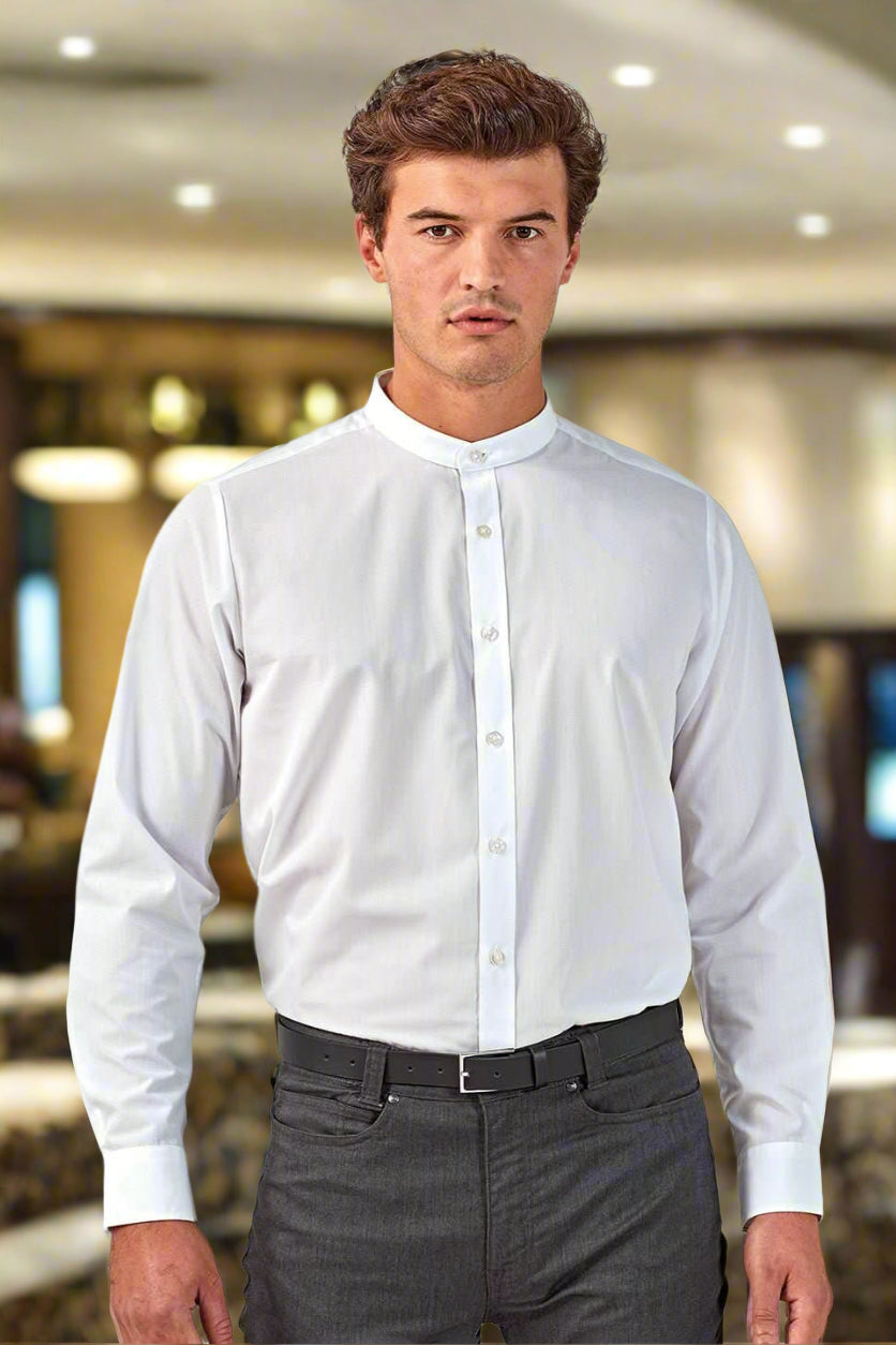 PR258 - Mens Grandad Shirt - The Staff Uniform Company