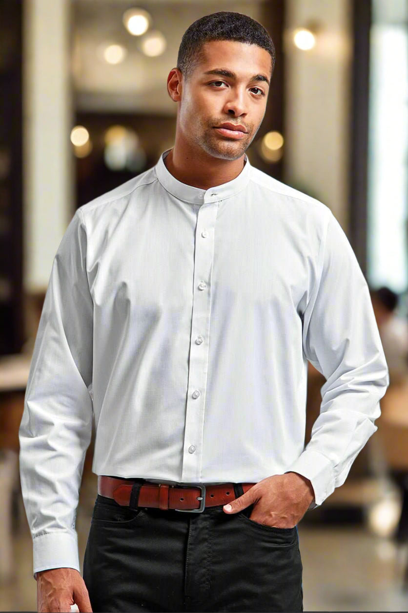 PR258 - Mens Grandad Shirt - The Staff Uniform Company