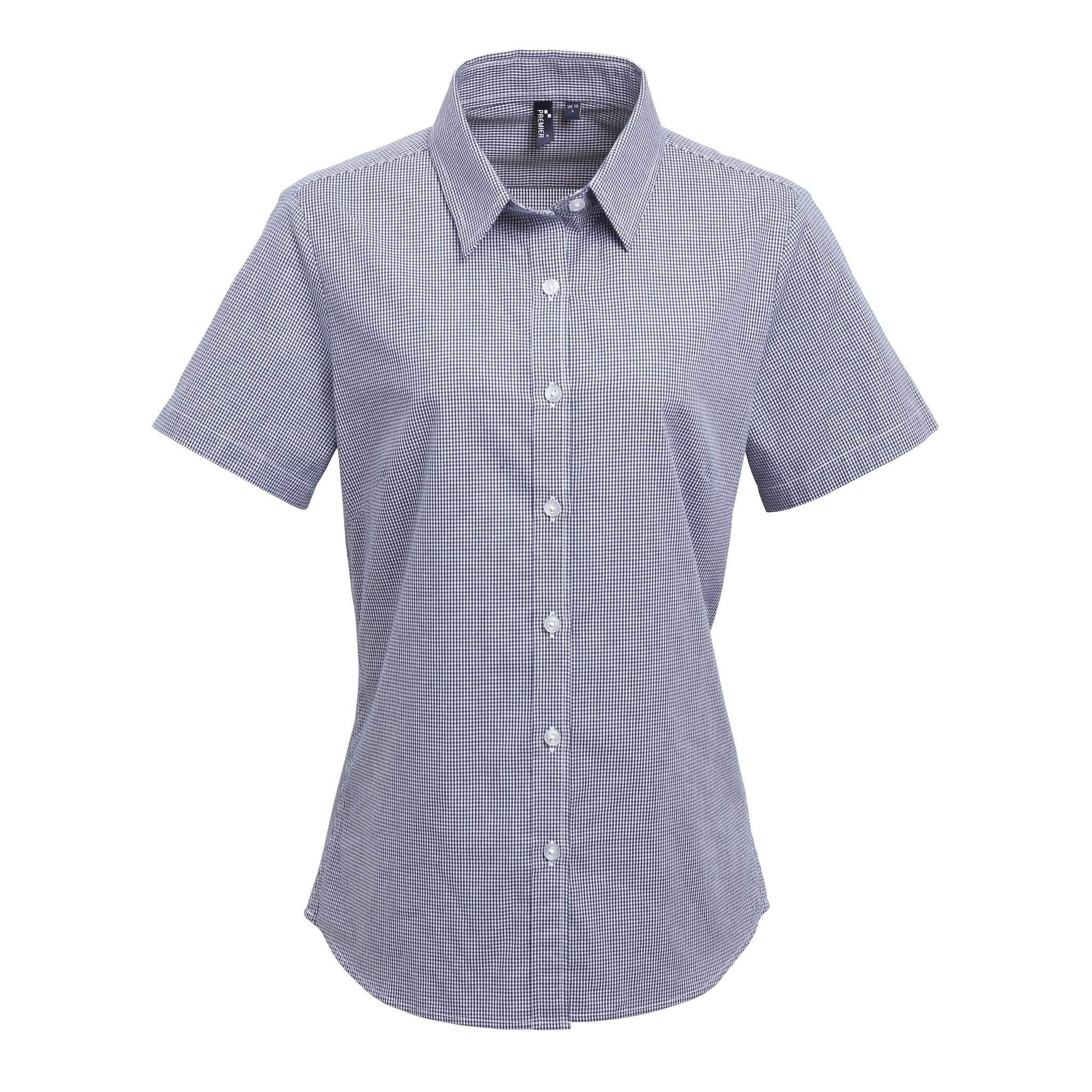 PR321 - Microcheck Shirt - The Staff Uniform Company