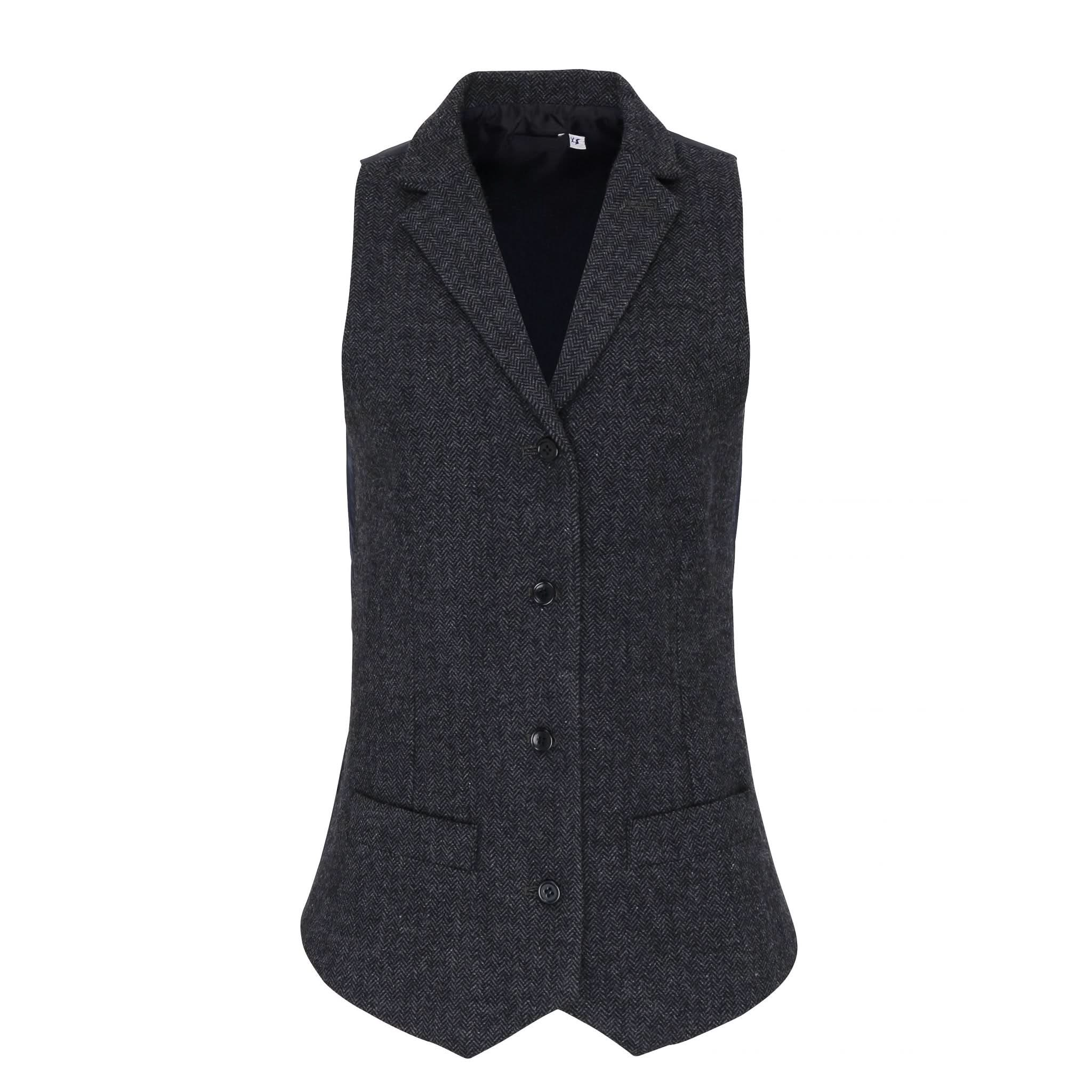 PR626 - Herringbone Waistcoat - The Staff Uniform Company