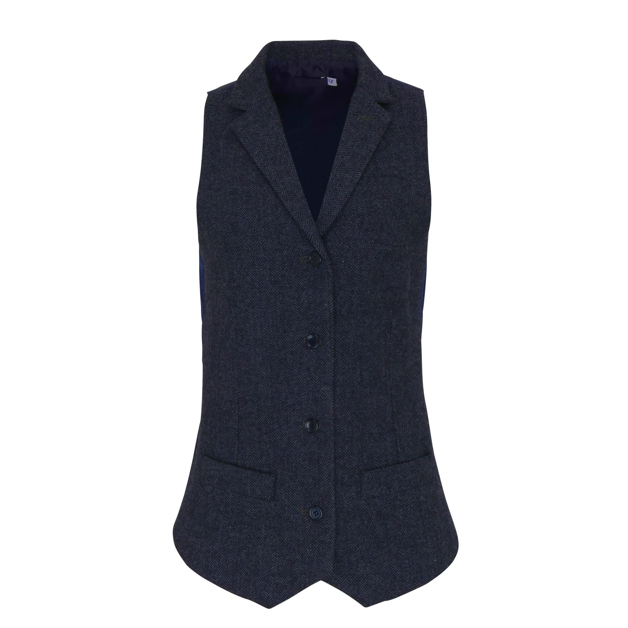 PR626 - Herringbone Waistcoat - The Staff Uniform Company