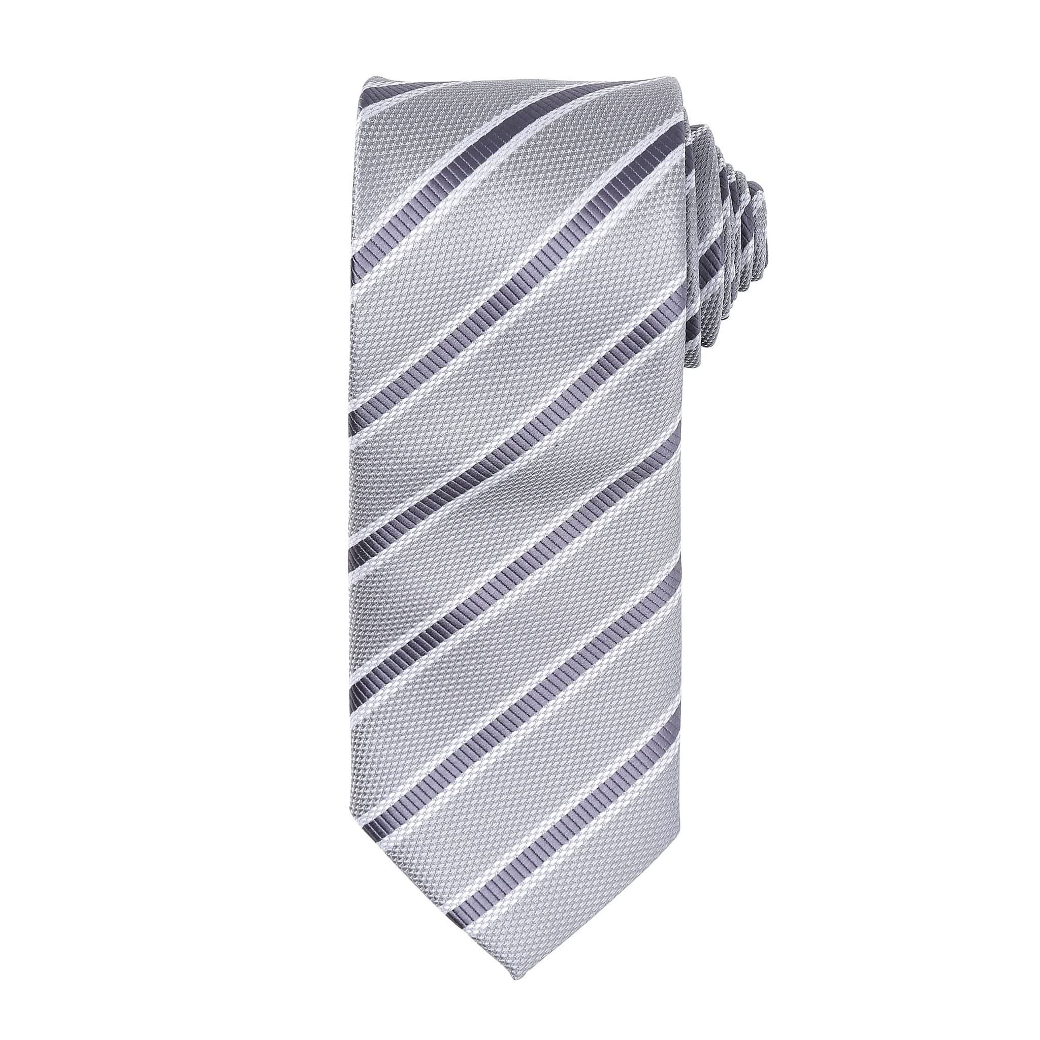 PR783 - Waffle Stripe Tie - The Staff Uniform Company