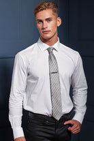 PR783 - Waffle Stripe Tie - The Staff Uniform Company