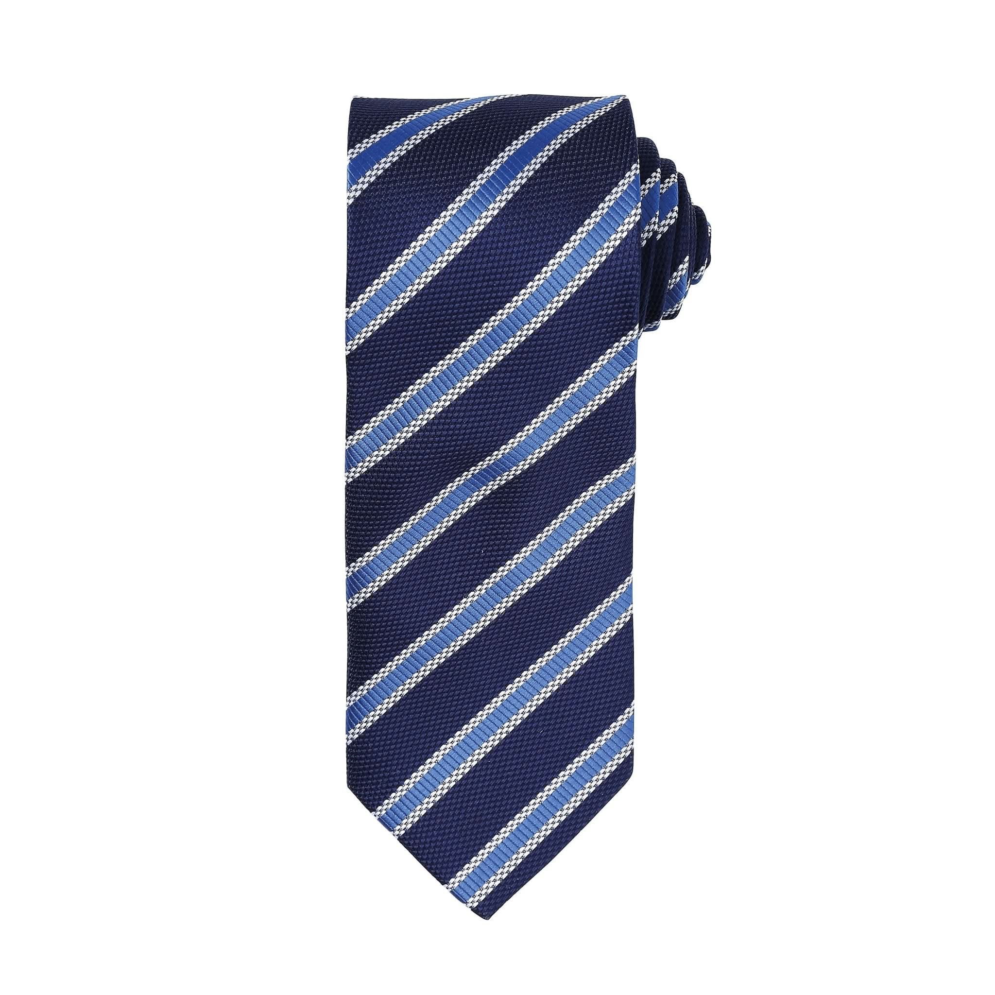 PR783 - Waffle Stripe Tie - The Staff Uniform Company