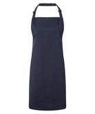 PR996: Antimicrobial Bib Apron Aprons Premier Navy Regular