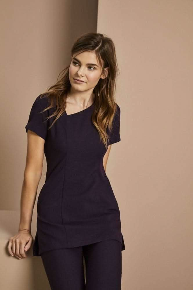 Scooped Angle Neckline Tunic - The Staff Uniform Company