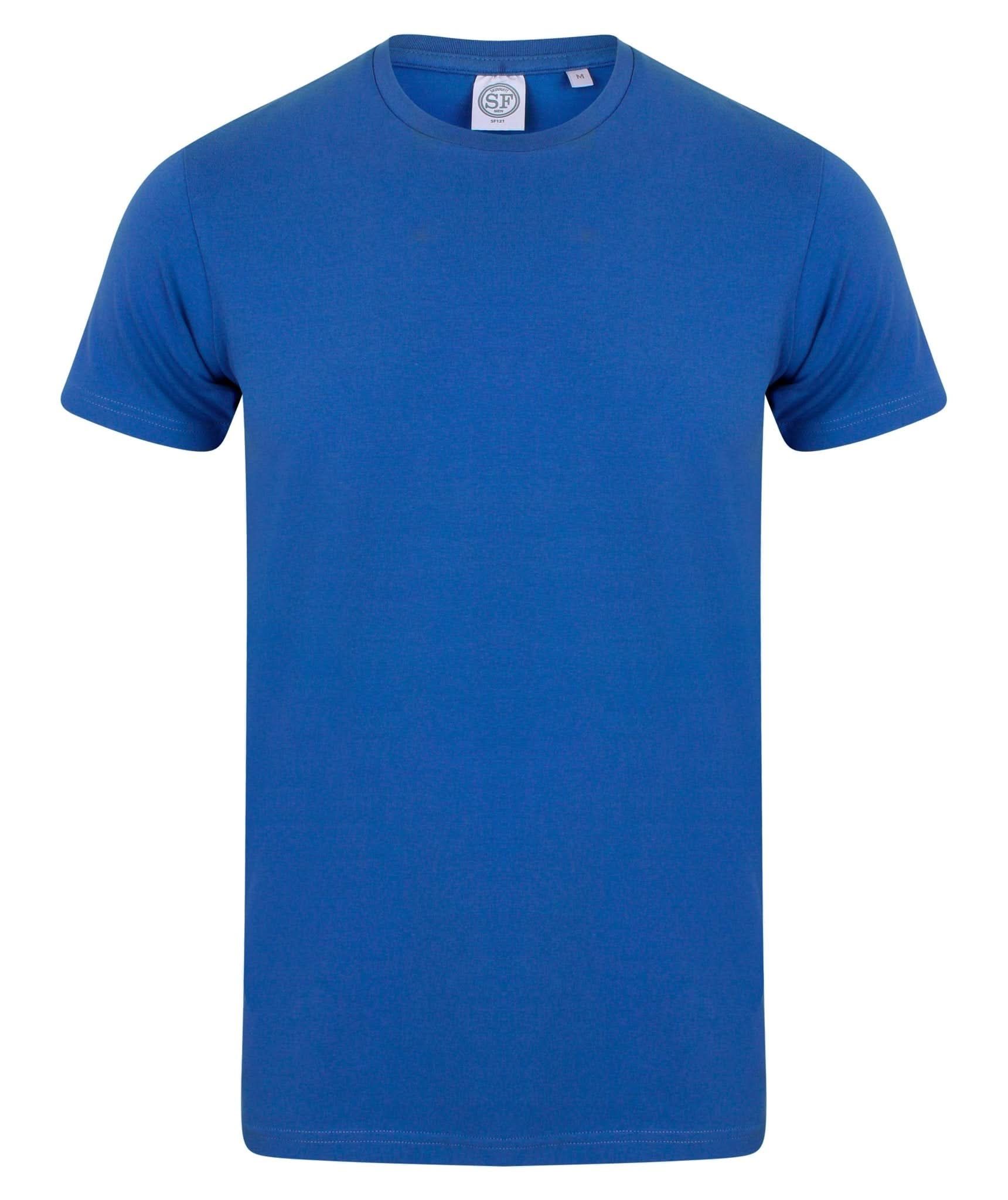 SF121: Stretch Fit Mens T-Shirt Mens T-Shirts SkinnyFit Royal S