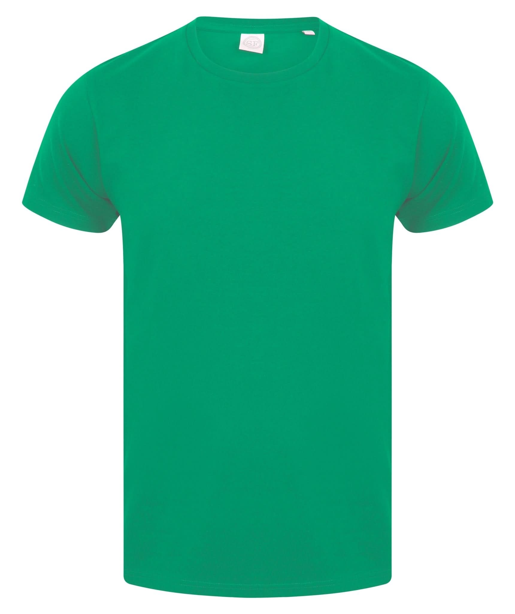 SF121: Stretch Fit Mens T-Shirt Mens T-Shirts SkinnyFit Green S