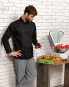 PR665: Mens Studded Front Chefs Jacket Chefs Jacket Premier