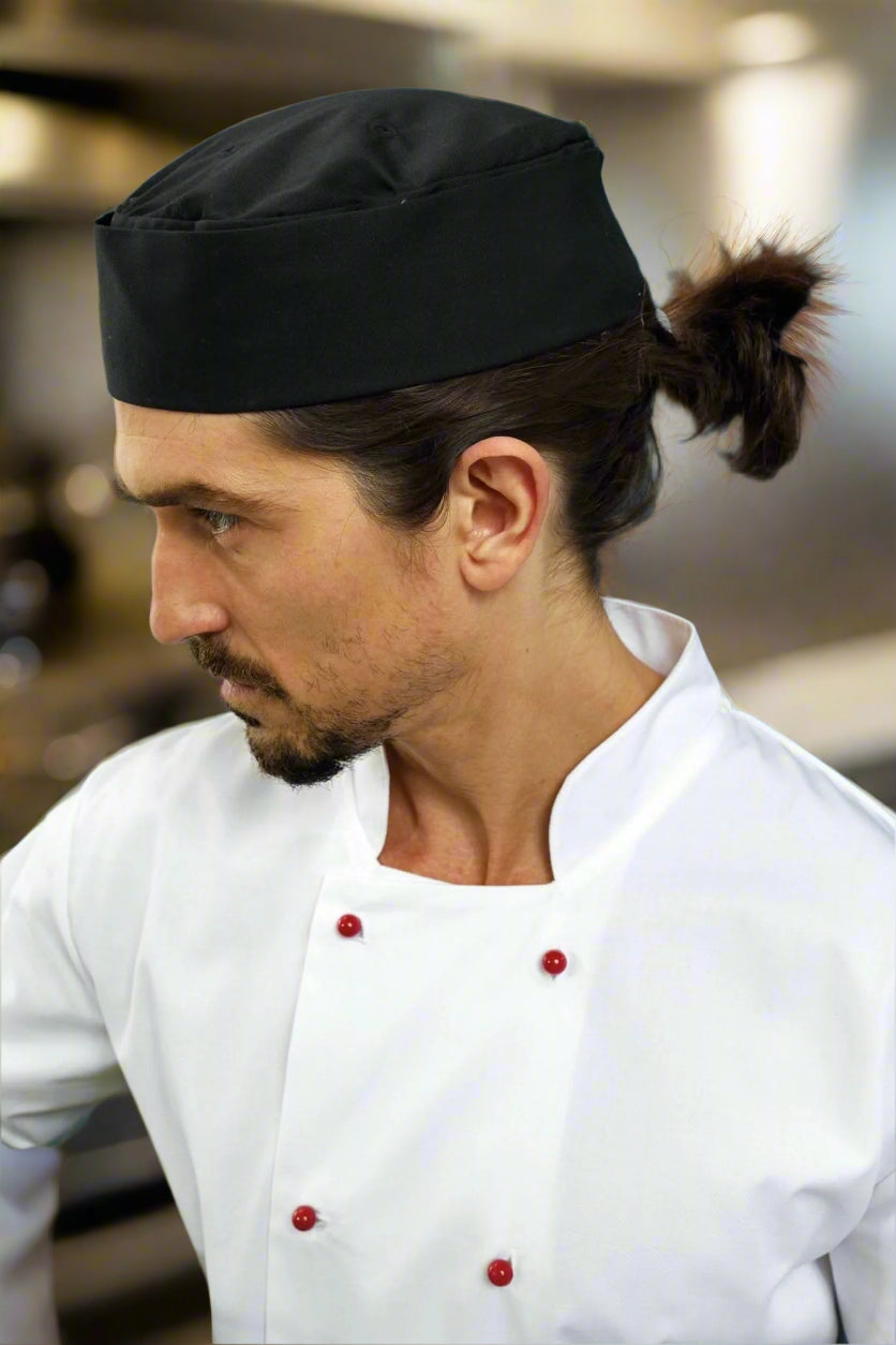 PR648: Turn-Up Chefs Hat Chefs Hat Premier Black S