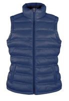 R193F: Ice Bird Ladies Padded Gilet Womens Bodywarmers Result Urban Navy XS