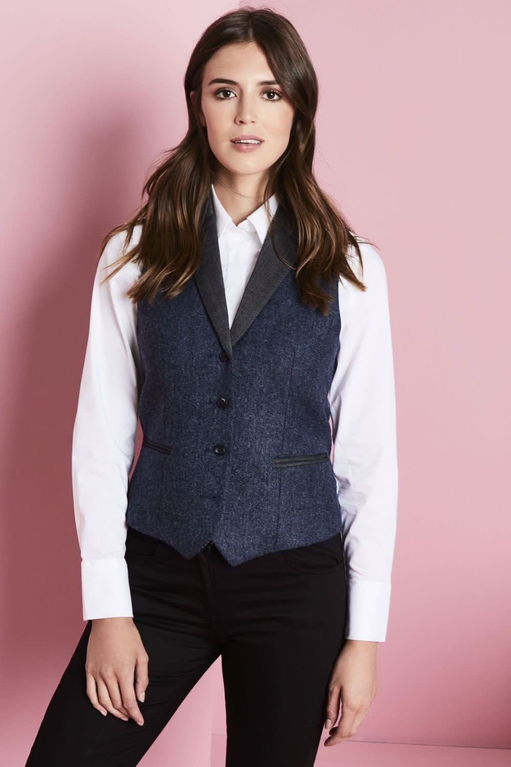 Womens Tweed Waistcoat - The Staff Uniform Company